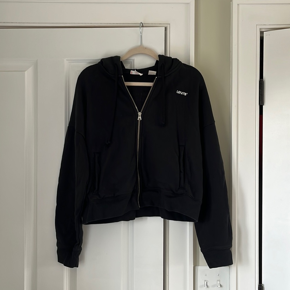 Levi’s logo zip up hoodie